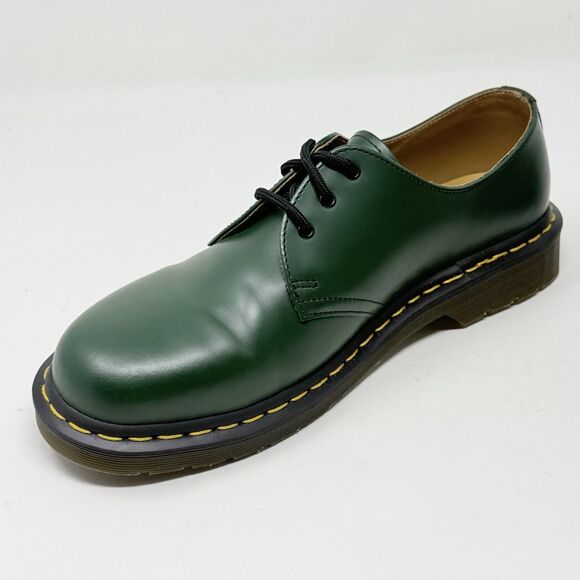 Dr. Martens 1461 Oxford Shoes Mens 9 Womens 10 Green Smooth Leather Preppy main image 11